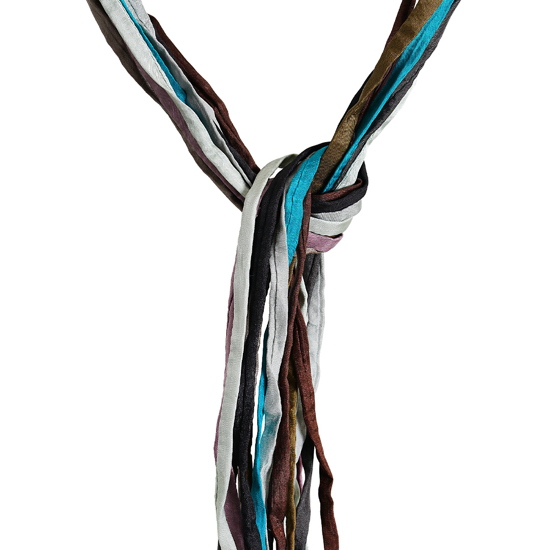 Zijde knoop ketting van PimpsandPearls