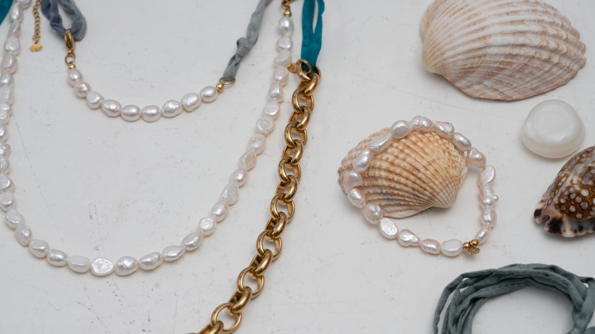 Zijde knoop ketting style tip PimpsandPearls Pim B