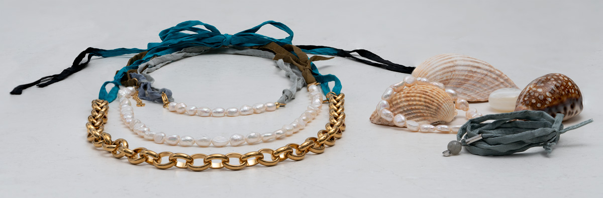 Zijde knoop ketting style tip PimpsandPearls Pim