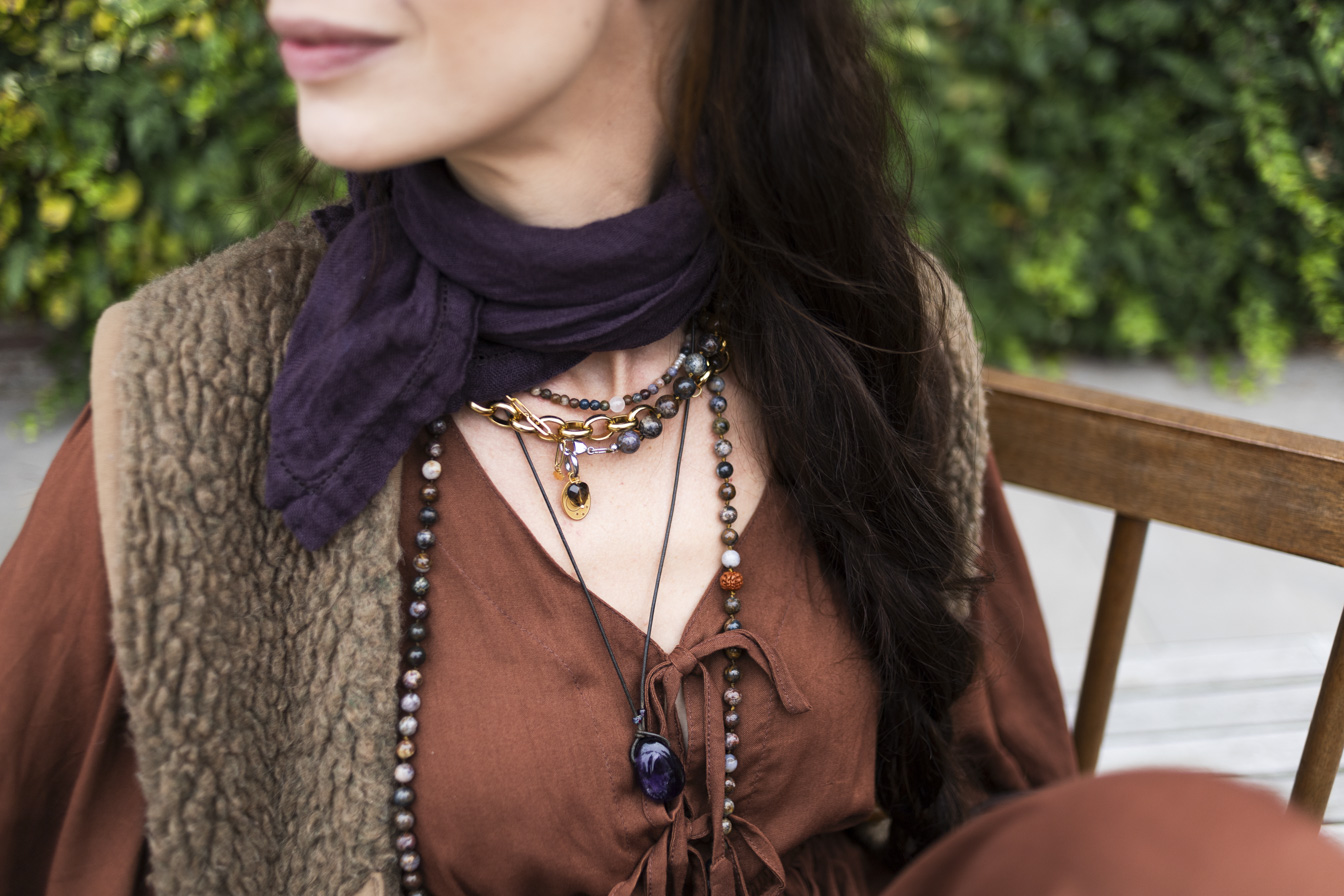 Edelsteen sieraden en unieke sjaals van PimpsandPearls