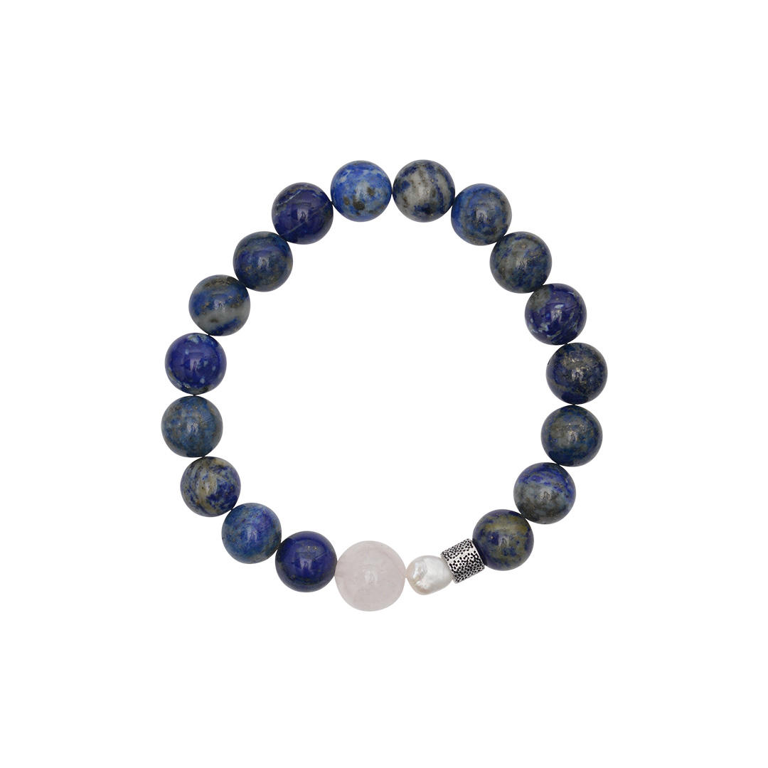 edelsteen armband lapis lazuli 10mm mala PimpsandPearls