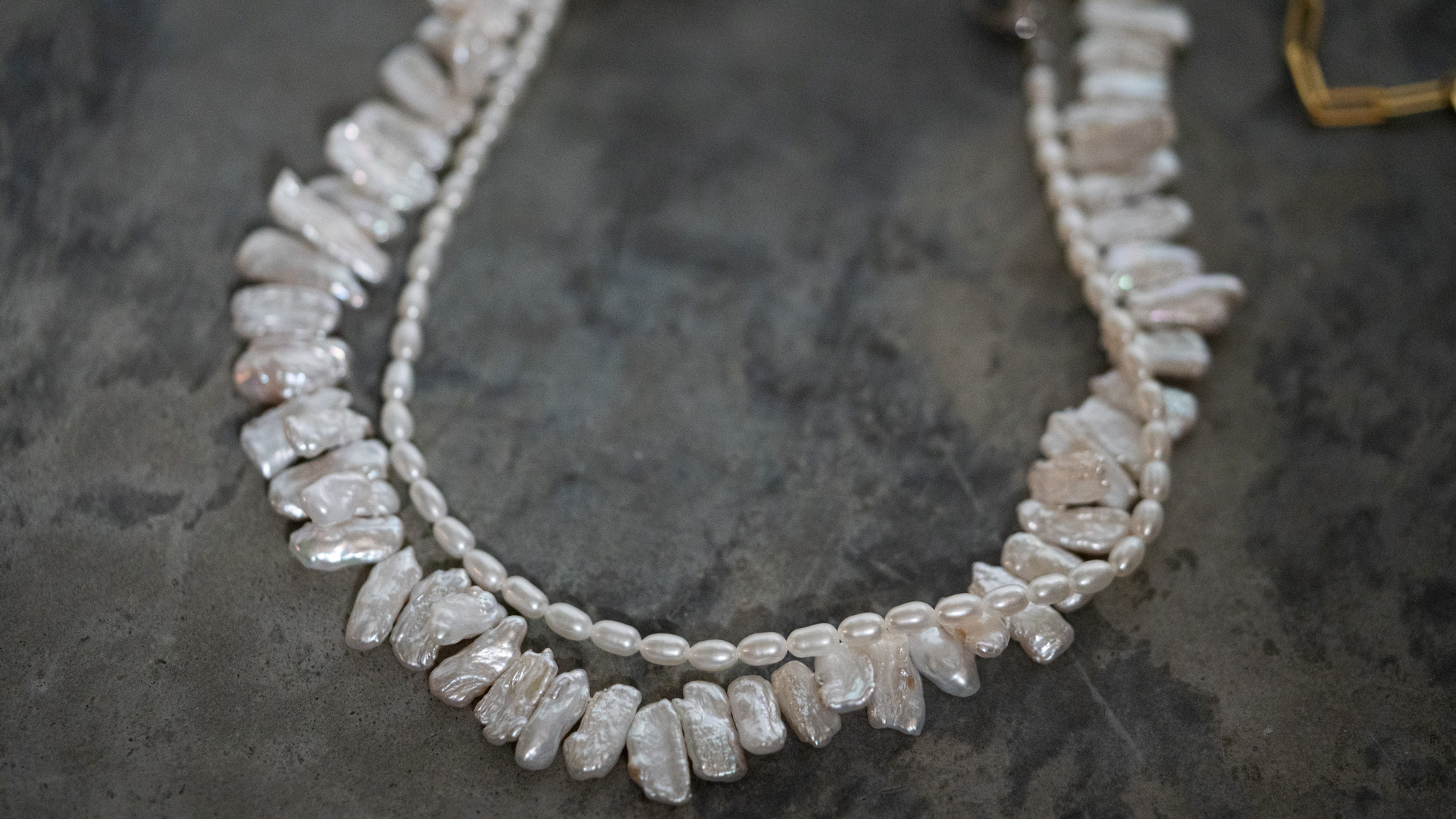 ketting wit baroque parels 1150 03