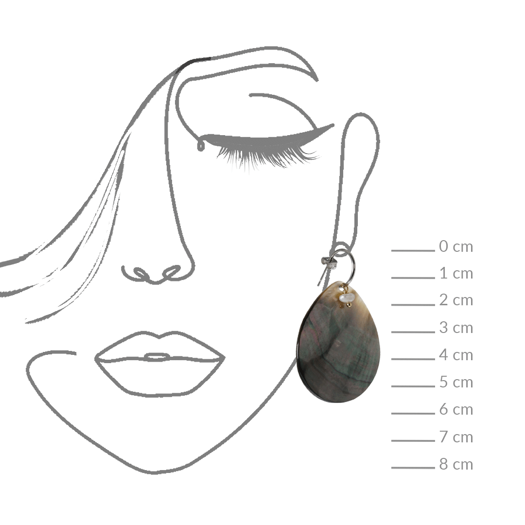 schelp oorbellen goud gezicht fruity pearls van pimpsandpearls pim new ovaal