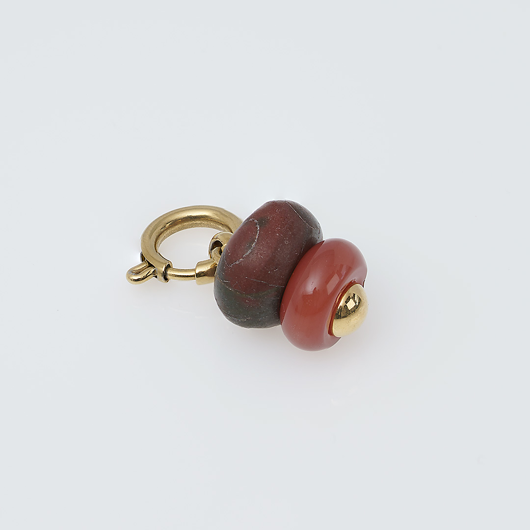 rode donut hanger jaspis carneool tropical rough van pimpsandpearls