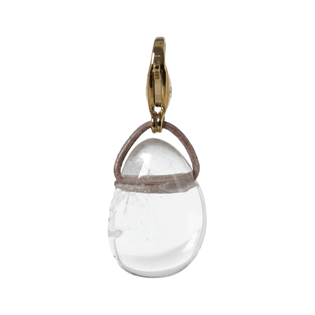 edelsteen hanger bergkristal goud mala van pimpsandpearls