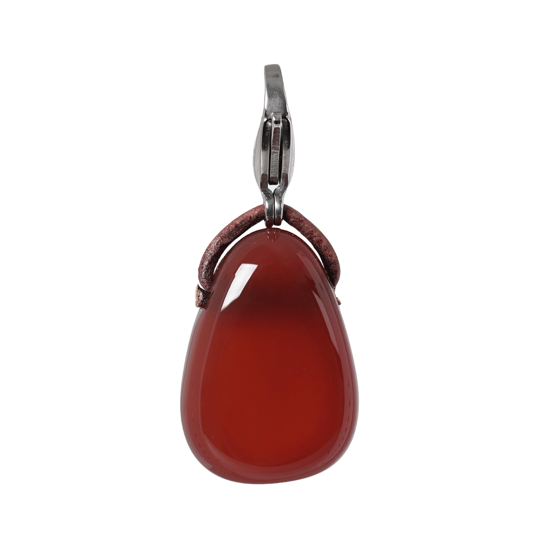 edelsteen hanger carneool zilver mala vanpimpsandpearl