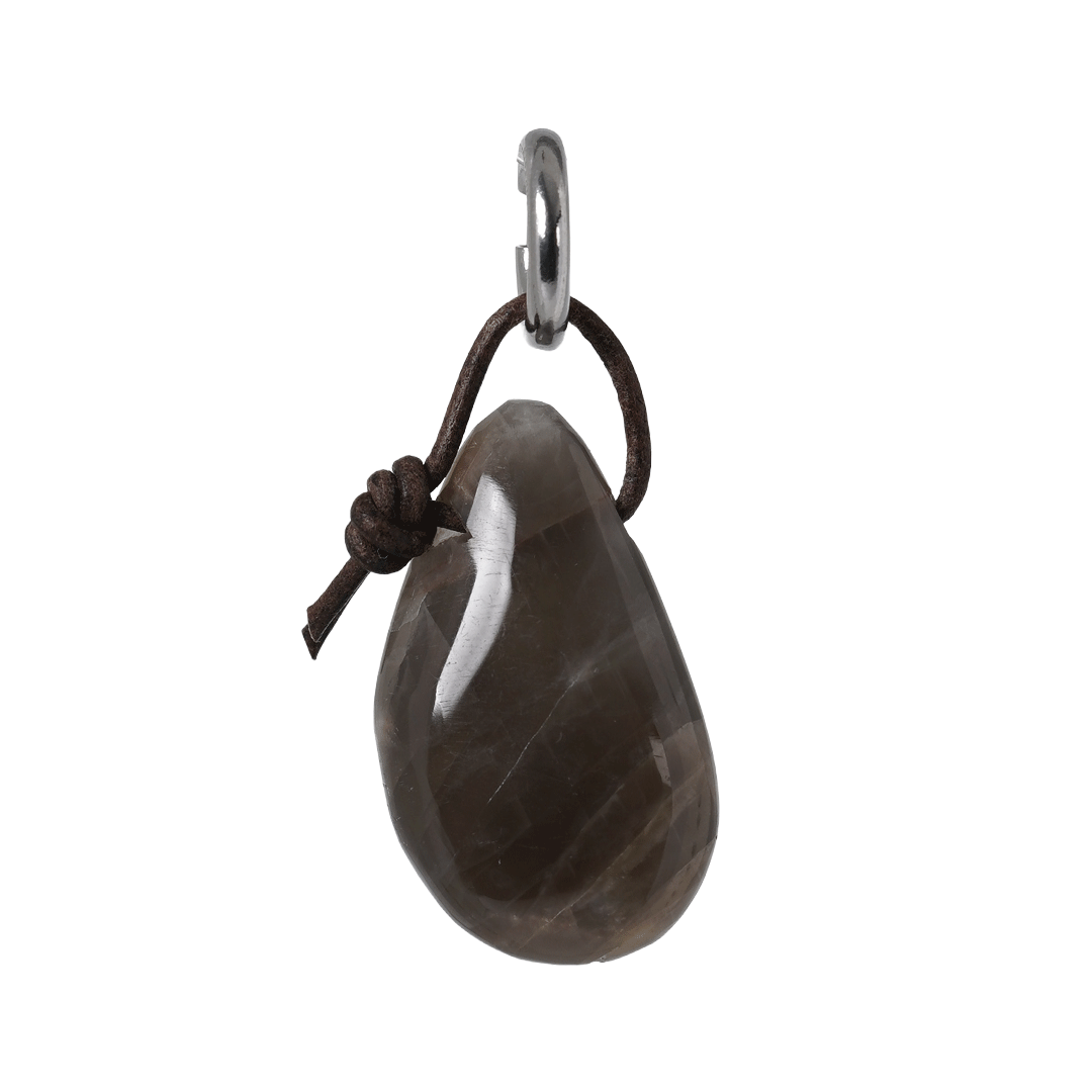 edelsteen hanger maansteen zilver mala van pimpsandpearls