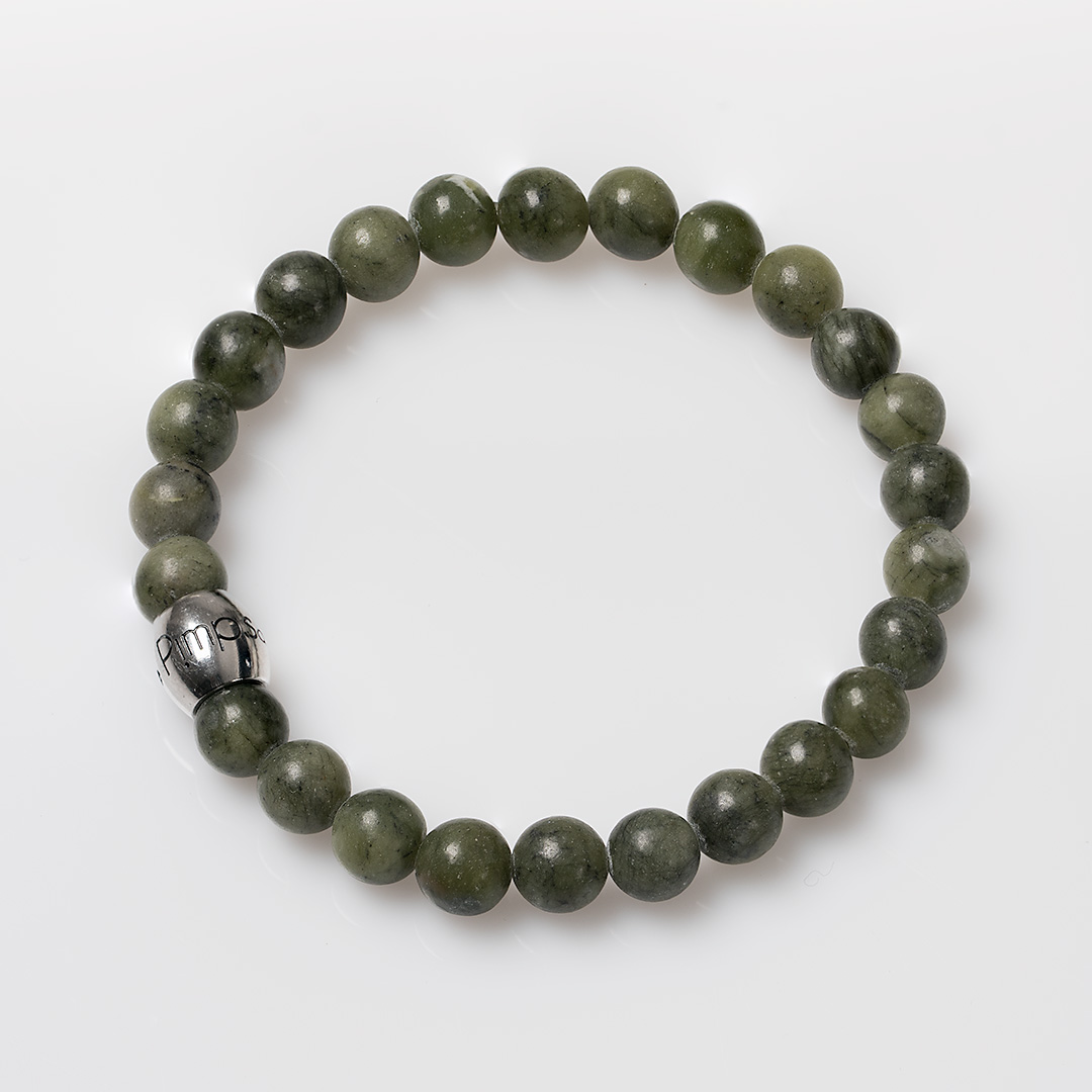 edelsteen heren armband jade groen 710 39 pimpsandpearls pim