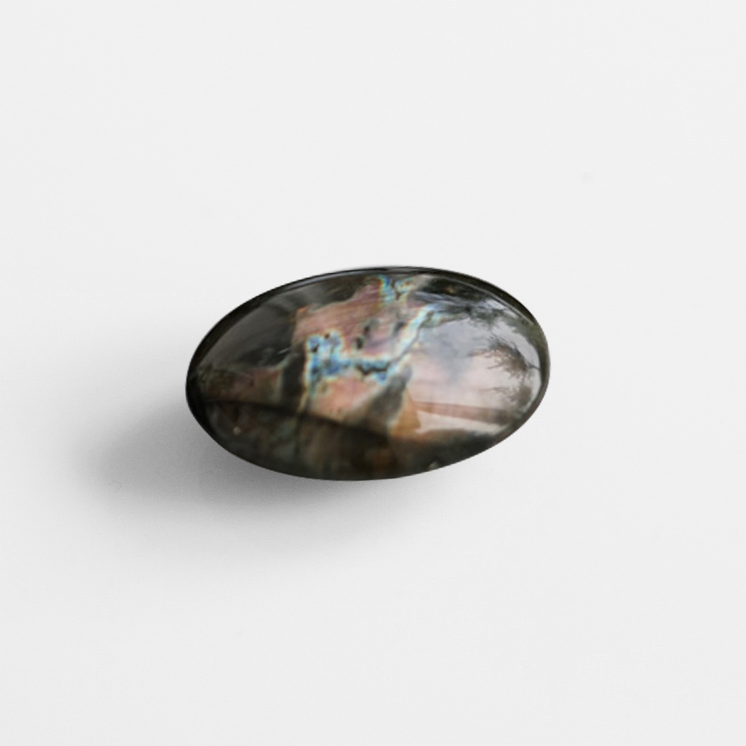 labradoriet handsteen zaksteen van pimpsandpearls