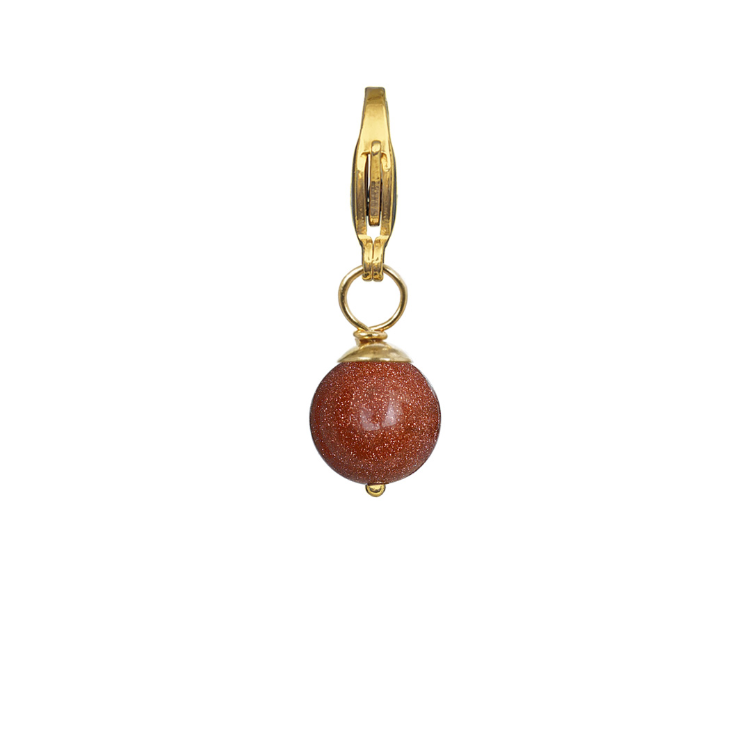 edelsteen bedel goudsteen rood goud rocks 75 60g pimpsandpearls pim