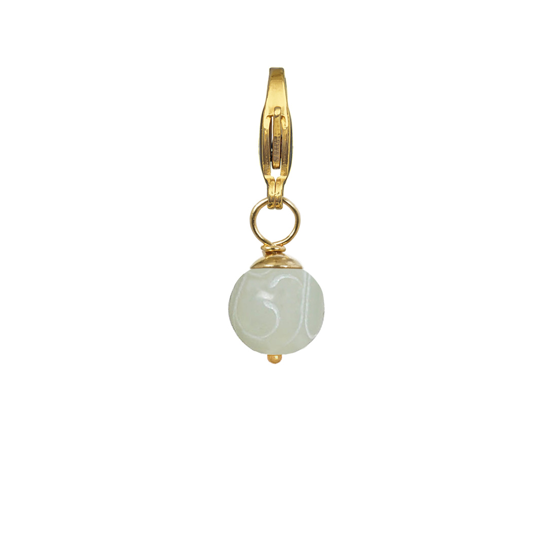 edelsteen bedel mintgroen jade trible goud rocks 75 21g pimpsandpearls pim