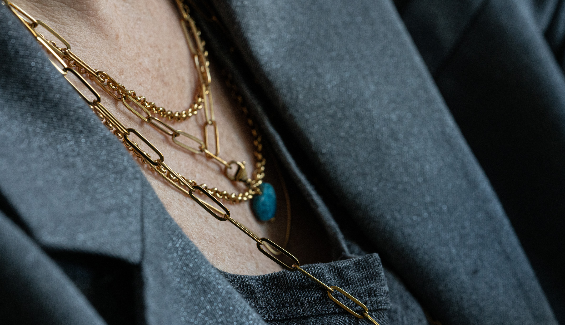 ketting jasseron snake closed forever hanger PimpsandPearls pim model liggend