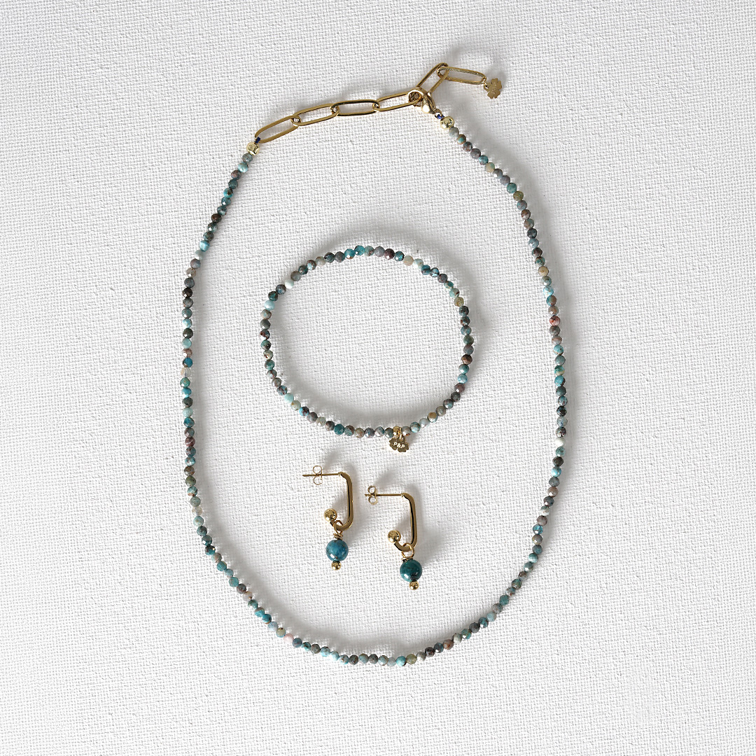 moederdag cadeau apatiet sieradenset blauw mix 01 pimpsandpearls