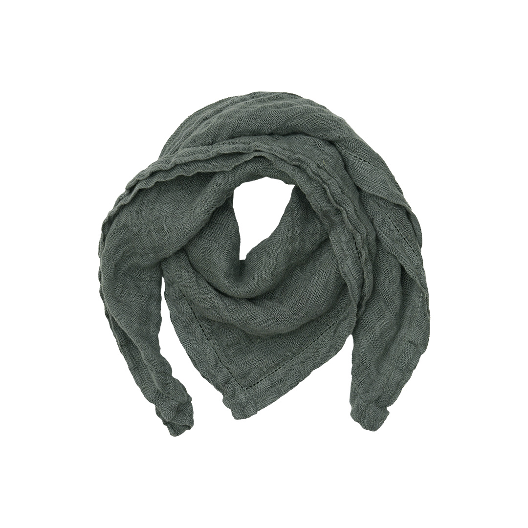 sjaal bandana linnen oceaan grijs 60 x 60 cm van pimpsandpearls pim