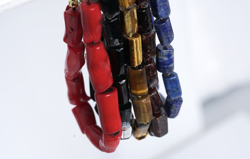 verstelbare armbanden barrel cut pimpsandpearls